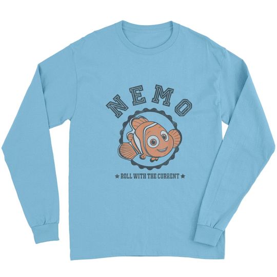 Disney Finding Dory Nemo Roll With Graphic Long Sleeves, Disney Nemo Long Sleeves
