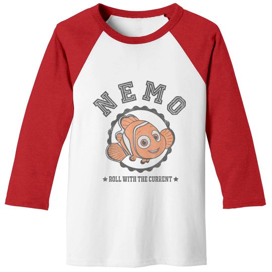 Disney Finding Dory Nemo Roll With Graphic Baseball Tees, Disney Nemo Baseball Tees