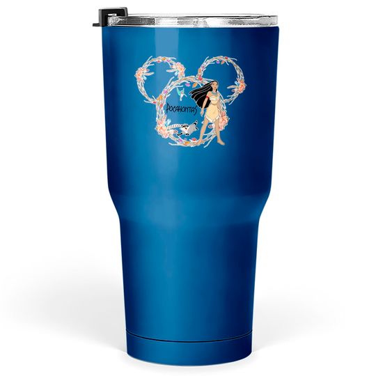 Disney Princess Mickey Head, Pocahontas Tumblers 30 oz, Princess Pocahontas Tumblers 30 oz
