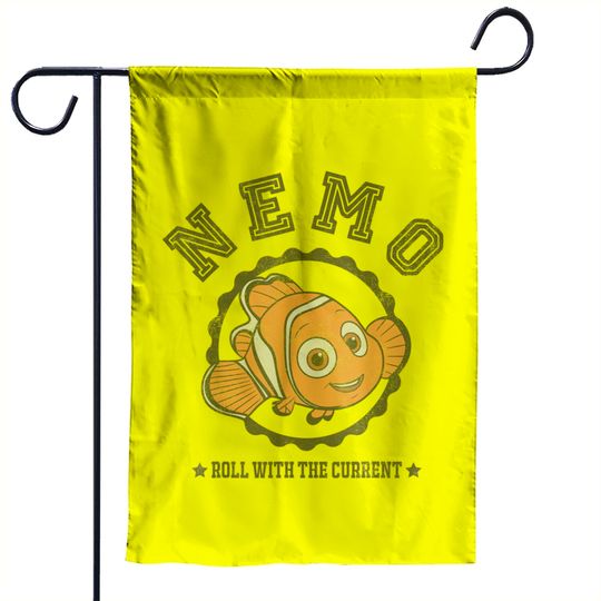 Disney Finding Dory Nemo Roll With Graphic Garden Flags, Disney Nemo Garden Flags