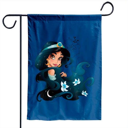 Disney Princess Jasmine Garden Flags, Magic Kingdom Day