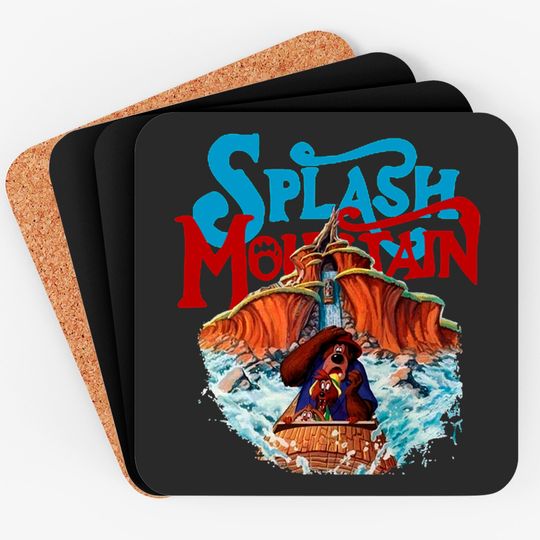 Splash Mountain Vintage Coasters, disney mountains, Disney Park Coasters