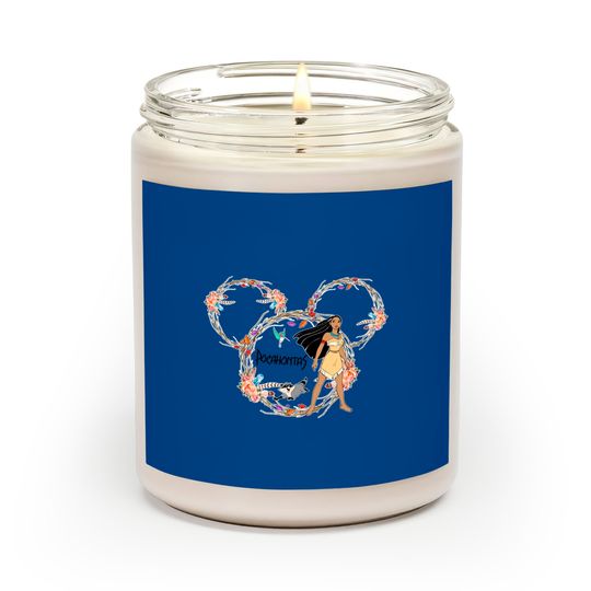 Disney Princess Mickey Head, Pocahontas Scented Candles, Princess Pocahontas Scented Candles