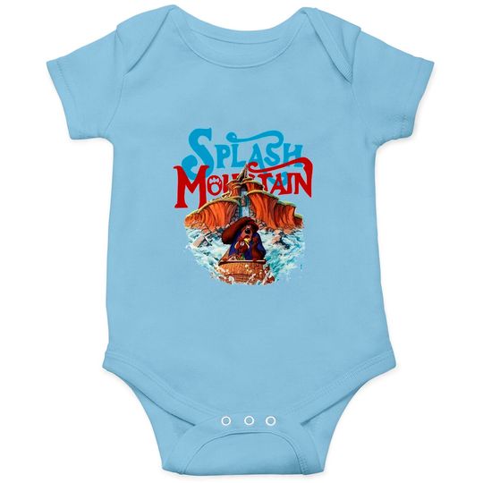 Splash Mountain Vintage Onesies, disney mountains, Disney Park Onesies