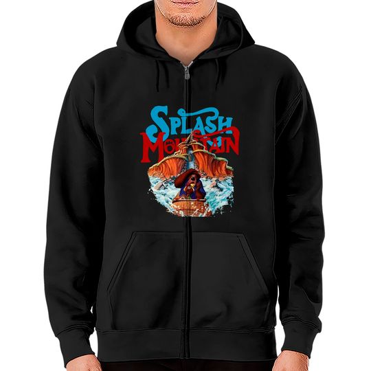 Splash Mountain Vintage Zip Hoodies, disney mountains, Disney Park Zip Hoodies