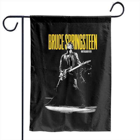 Vintage Bruce Springsteen Garden Flags, Bruce Springsteen Garden Flags