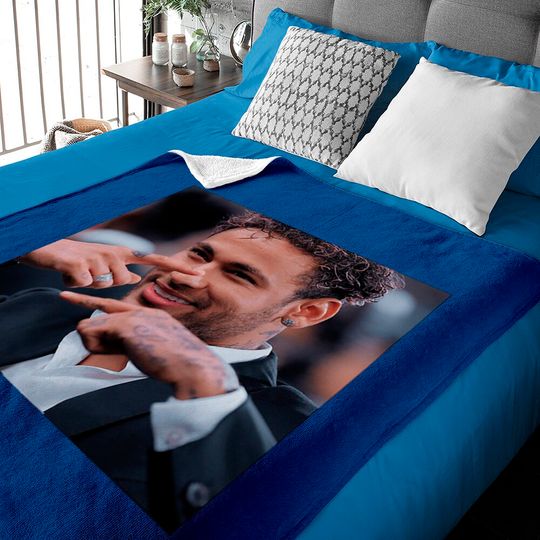 Wallpaper Neymar Jr Art Baby Blankets