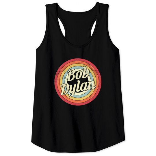 Bob Dylan - Retro Style - Bob Dylan - Tank Tops