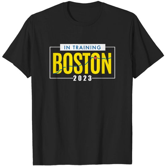 2023 Boston Training Shirt, 2023 BQ Shirt, Marathon Training, Boston Qualifier, Run Boston, Marathon Course Map, Run Boston, Heartbreak Hill