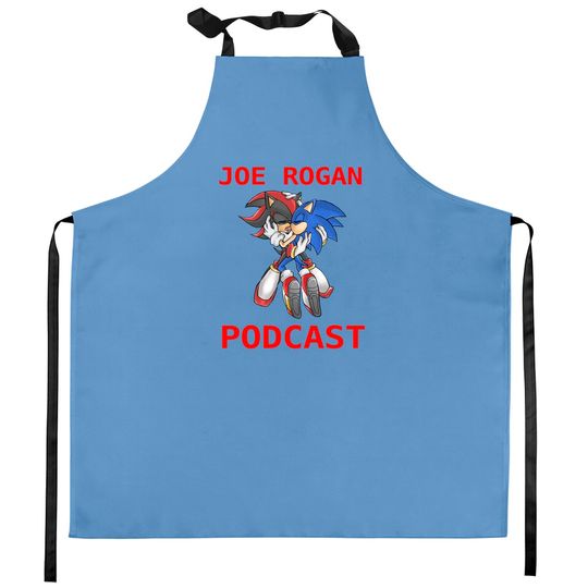 Joe Rogan Podcast Kitchen Aprons - Podcast Sonic kiss Shadow Kitchen Aprons