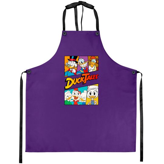 Vintage Disney Ducktales Group Panels Retro Ducktales Aprons