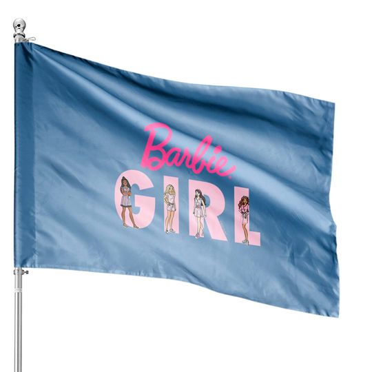Barbie - Barbie Girl House Flags House Flags