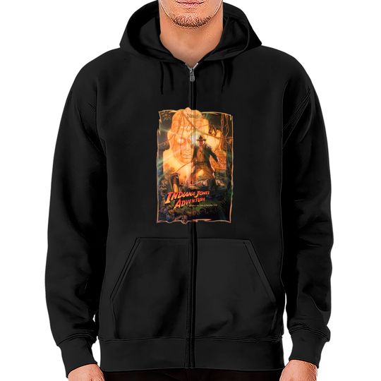 Indiana Jones Adventure Disneyland 1995, Indiana Jones Zip Hoodies