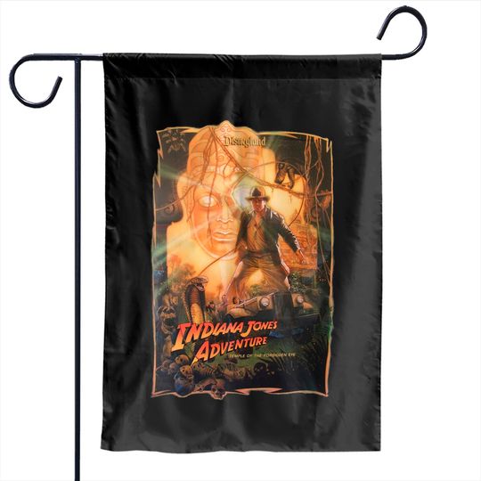 Indiana Jones Adventure Disneyland 1995, Indiana Jones Garden Flags
