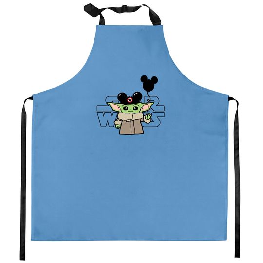 Discover Star Wars Kitchen Aprons, Baby Yoda Kitchen Aprons, Star Wars Disney Kitchen Aprons, Mickey Balloon Kitchen Aprons, Disney Ears Kitchen Aprons