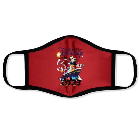 My First Disney Cruise 2023 Face Masks, Captain Mickey Mouse And Friends Face Masks