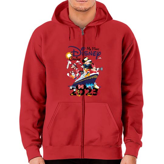 My First Disney Cruise 2023 Zip Hoodies, Captain Mickey Mouse And Friends Zip Hoodies
