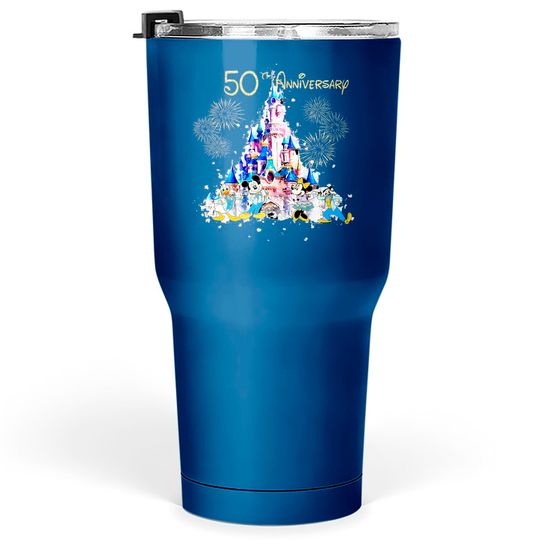 Disney 50th Anniversary Tumblers 30 oz | Disneyworld Anniversary Tumblers 30 oz | Disney World Tumblers 30 oz