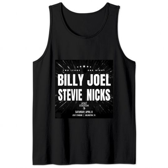 Billy Joel n Stevie Nicks Tour 2023 Tank Tops