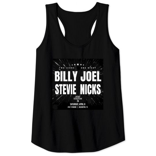 Billy Joel n Stevie Nicks Tour 2023 Tank Tops