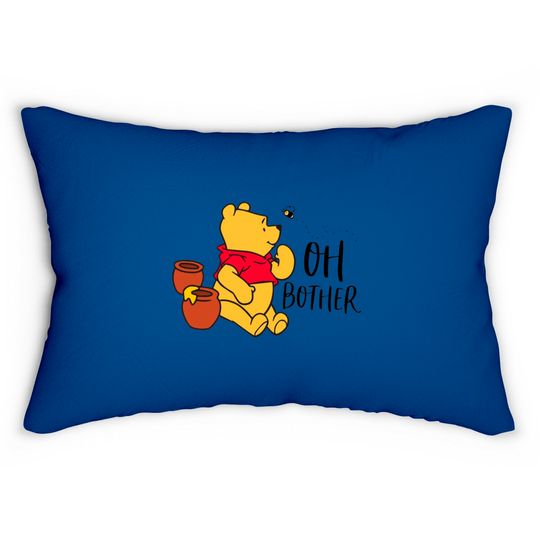 Oh Bother Winnie The Pooh Unisex Lumbar Pillows | Disney World Lumbar Pillows | Piglet Eeyore Tigger Lumbar Pillows