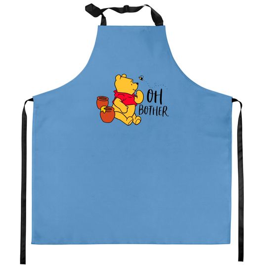 Oh Bother Winnie The Pooh Unisex Kitchen Aprons | Disney World Kitchen Aprons | Piglet Eeyore Tigger Kitchen Aprons