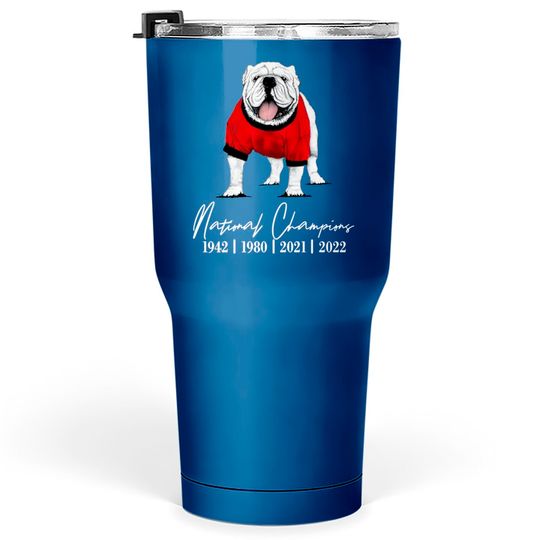 Discover UGA National Championship Georgia 2023 Cute Bulldogs Tumblers 30 oz