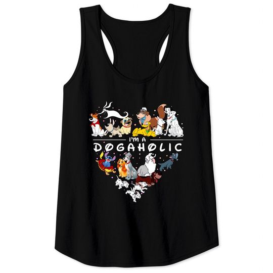 Disney Dogaholic Tank Tops, Disney Inspired, Stitch
