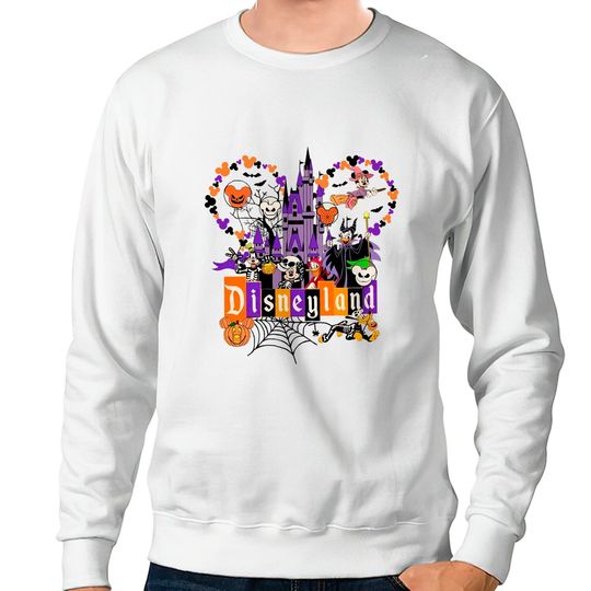 Vintage Disneyland Halloween Sweatshirts, Mickey Halloween Sweatshirts, Halloween party, Disney Halloween Vacation