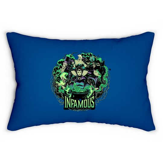 Disney Villains Infamous Evil Group Lumbar Pillows
