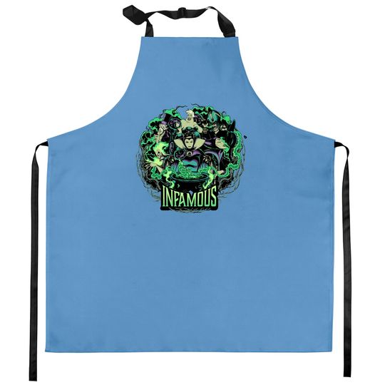 Disney Villains Infamous Evil Group Kitchen Aprons