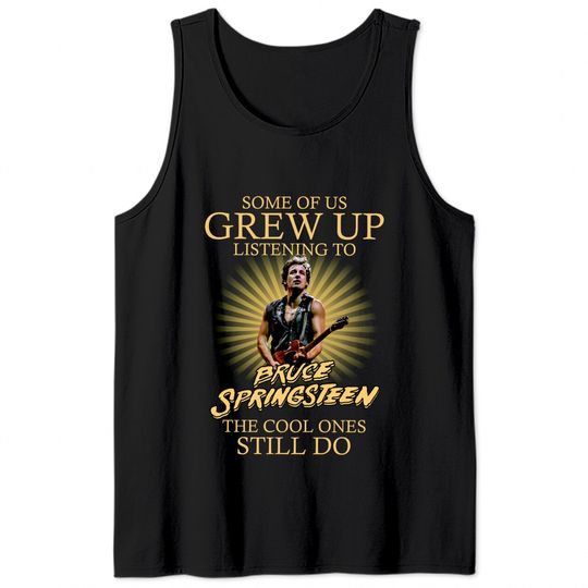listening to bruce springsteen Tank Tops