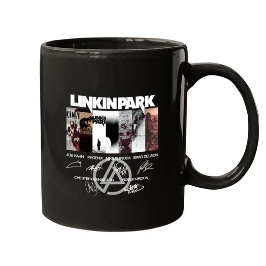 Linkin Park Logo Rock Band Signature Mugs