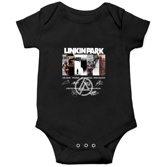 Linkin Park Logo Rock Band Signature Onesies