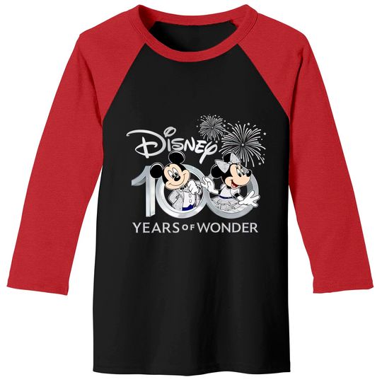 Discover Disney 100 Years Of Wonder Baseball Tees, Disney 100th Anniversary Baseball Tees