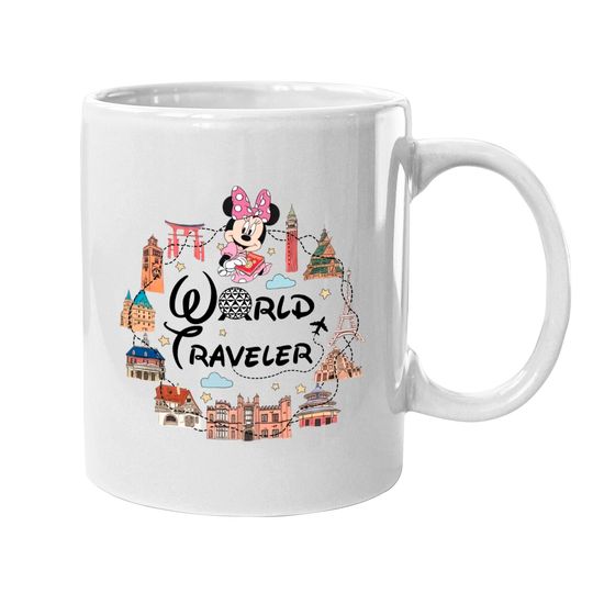 Disney Epcot  Mugs, Epcot Minnie Mugs
