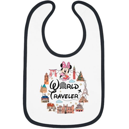 Disney Epcot  Bibs, Epcot Minnie Bibs