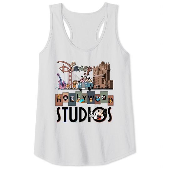 Hollywood Studios Tank Tops, Disney Family Vacation, Vintage Disney Hollywood Studios Tank Tops