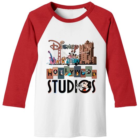 Hollywood Studios Baseball Tees, Disney Family Vacation, Vintage Disney Hollywood Studios Baseball Tees