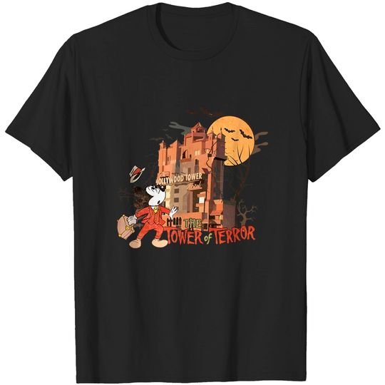 Vintage Disney Tower of Terror Shirt, Mickey Halloween Shirt, Halloween Disney Retro T-shirt, Disney Hollywood Studios, Disney Spooky Season
