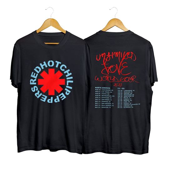 Red Hot Chili Peppers 2023 Tour Shirt, Red Hot Chili Peppers Shirt