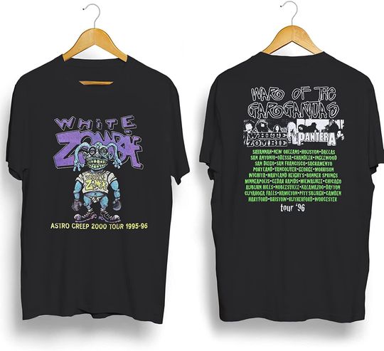 1996 WhITE Zombie AsTRO Creep 2000 Tour T-Shirt