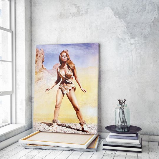 Raquel Welch Poster, 1960s Women Female Movie Stars Wall Art Poster