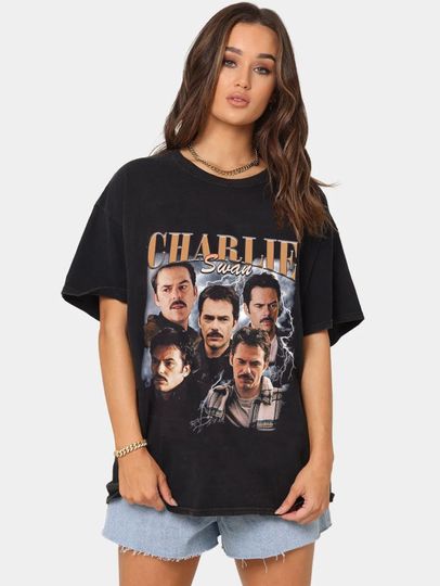 Vintage Charlie Swan Vintage 90's shirt, Billy Burke Fan Made Tee - Team Charlie shirt