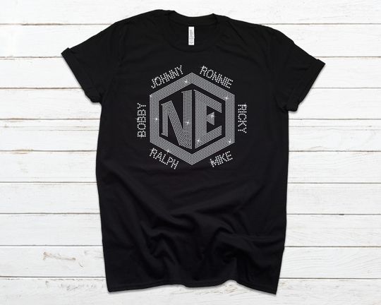 Bling New Edition Shirt, Rhinestone NE for Life, The Culture Tour T Shirt, New Edition TShirt