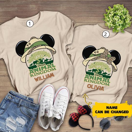 Discover Personalized Animal Kingdom Shirts, Disney Safari Crew Shirt