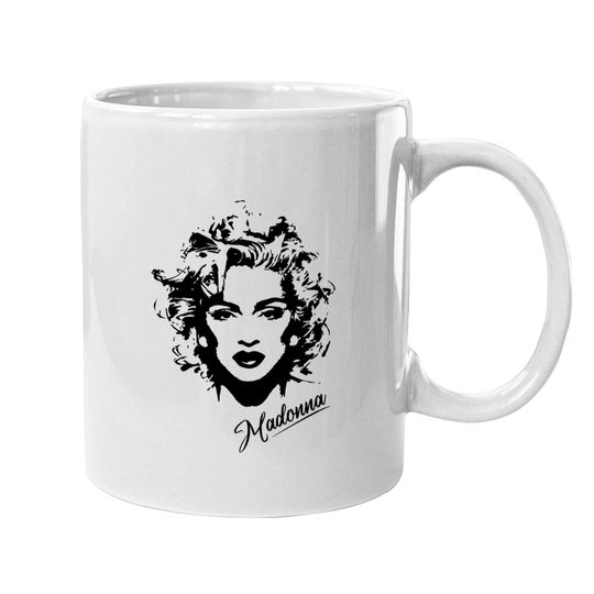 Madonna Mugs, Vintage Retro Madonna Mugs, Pop Mugs, Pop Icon Mugs