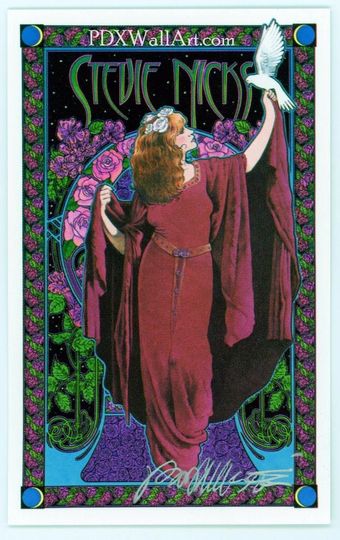 Stevie Nicks White Dove Fan Club Poster