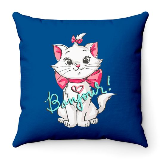 Disney The Aristocats Marie Throw Pillows