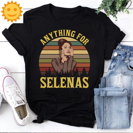 Anything For Selenas Retro Vintage T-Shirt, Selena Quintanilla Shirt, Selenas Shirt, Singer Shirt